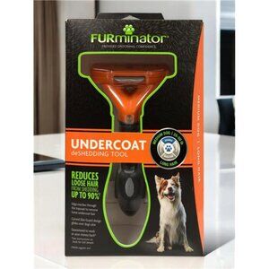 FURminator Undercoat deSHEDDING Tool for Medium Dogs (25-50 lb) Long Hair